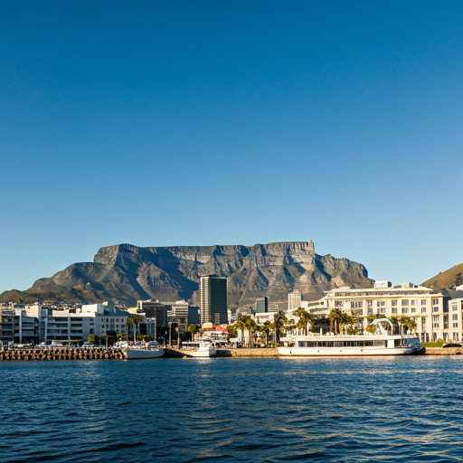 Table Mountain view from Cape Town city centre